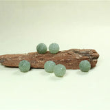 Real Hetian Jade Carved Flower Ball Bracelet Necklace DIY