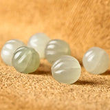 Hetian Jade Melon Shape Bracelet Necklace DIY