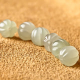 Hetian Jade Melon Shape Bracelet Necklace DIY