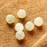 Hetian Jade Melon Shape Bracelet Necklace DIY