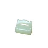 Hetian Jade Safety Lock Pendant Earring Set
