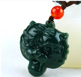 Hetian Jades Tiger Pendant - Zodiac Tiger Head Jewelry