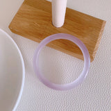 Ice Purple Chalcedony Bracelet, Fairy Jingle Jade Young