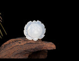 Natural Ice Seed Jade Sunflower Jade Pendant for Friends