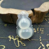Ice-Seeded Jade Myelin Gourd Flu Pendant