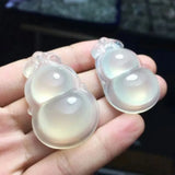 Ice-Seeded Jade Myelin Gourd Flu Pendant