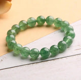 Green Strawberry Crystal Bracelet Natural Ice Variety Single Ring Jewelry