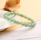 Green Strawberry Crystal Bracelet Natural Ice Variety Single Ring Jewelry