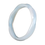 Ice Chalcedony Twist Shape Bracelet for Women
