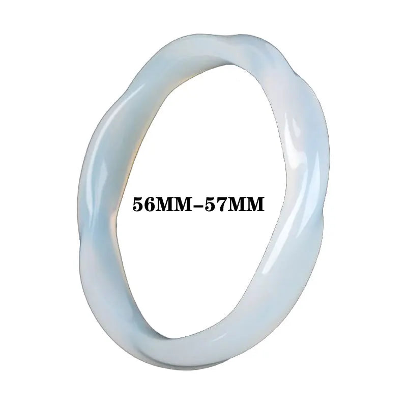 Ice Chalcedony Twist Shape Bracelet for Women
