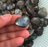 Labradorite Moonstone Sunstone Heart Pendant