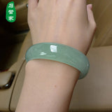 Natural Green Jadeite Jade Bangle Bracelet for Women