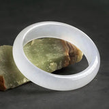 Natural Jadeite Jade Bangle Bracelet for Women Real Jade Stone