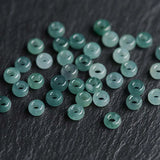 Hand-Carved Jade Abacus Beads Bangle Charm Luck Amulet Gift
