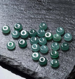 Hand-Carved Jade Abacus Beads Bangle Charm Luck Amulet Gift