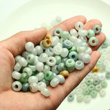 Natural Jade Beads DIY Accessories Material Bulk Jade Transfer Beads