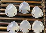 Natural Jade Agate Pith Pendant Ice Cicada Jade Pith Agate Pendant