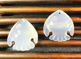 Natural Jade Agate Pith Pendant Ice Cicada Jade Pith Agate Pendant