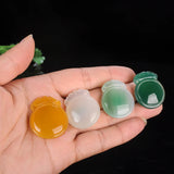 Jade Bone Marrow Heart Mirror Pendant Men Women