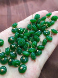 Green Jade Earrings with 925 Sterling Silver Jewelry for Women