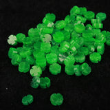 Genuine Green Jadeite Four-Leaf Flower DIY Bracelet - Women's Jade Bangle