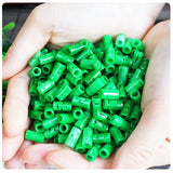 Hand-Carved Natural Jadeite Hollow Out DIY Jade Bracelets Necklace