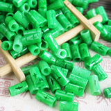 Hand-Carved Natural Jadeite Hollow Out DIY Jade Bracelets Necklace