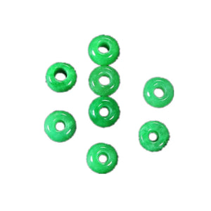 Natural Jadeite Carved Beads DIY Green Jade Bracelet Fitting Bangle