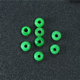 Natural Jadeite Carved Beads DIY Green Jade Bracelet Fitting Bangle