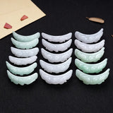 Natural Jadeite Handcarved Brave Troops Beads DIY Jade Accessories