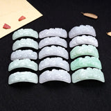 Natural Jadeite Handcarved Brave Troops Beads DIY Jade Accessories