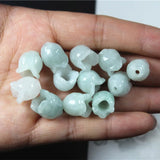 Natural Jadeite Flower DIY Jade Bracelet Necklace Accessories