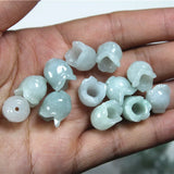 Natural Jadeite Flower DIY Jade Bracelet Necklace Accessories