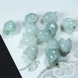 Natural Jadeite Flower DIY Jade Bracelet Necklace Accessories