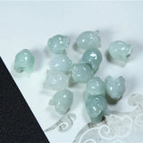 Natural Jadeite Flower DIY Jade Bracelet Necklace Accessories