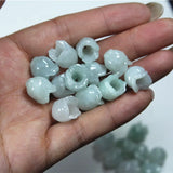 Natural Jadeite Flower DIY Jade Bracelet Necklace Accessories