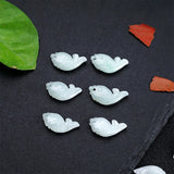 Jadeite Handcarved Small Fish Beads DIY Jade Accessories