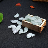 Jadeite Handcarved Small Fish Beads DIY Jade Accessories