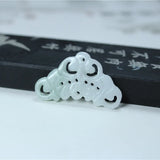 Natural Jadeite Jade Flower Beads DIY Bracelets Necklace Accessories