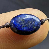 Lapis Lazuli Gemstone Pendant Necklace Classic Relief Thanksgiving