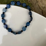 Natural Kyanite Bracelet Beads Gemstone Jewelry