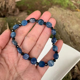 Natural Kyanite Bracelet Beads Gemstone Jewelry