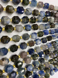 Natural Kyanite Stone Lantern Beads DIY Crystal Semi-finished Accessories