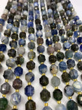 Natural Kyanite Stone Lantern Beads DIY Crystal Semi-finished Accessories
