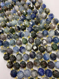 Natural Kyanite Stone Lantern Beads DIY Crystal Semi-finished Accessories