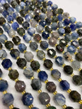 Natural Kyanite Stone Lantern Beads DIY Crystal Semi-finished Accessories