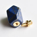 Lapis Lazuli Perfume Bottle Pendant Essential Oil Diffuser Necklace