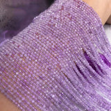 Lavender Amethyst Faceted Gemstone Beads for Jewelry Making