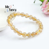 Natural Blonde Titanium Crystal Bracelet Fine Jewelry Holiday Gift