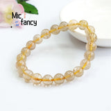 Natural Blonde Titanium Crystal Bracelet Fine Jewelry Holiday Gift